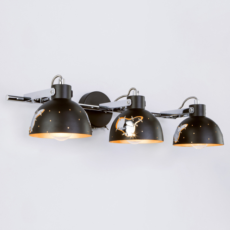 Спот Eurosvet Grunge 20069/3 черный