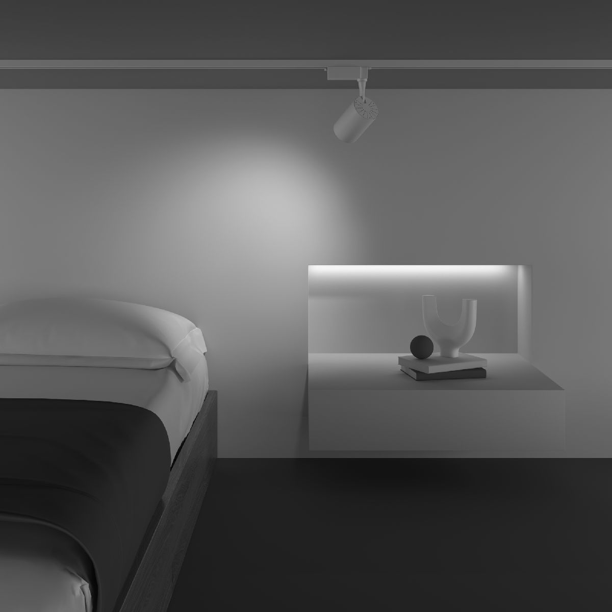 Трековый светильник Maytoni Technical Vuoro TR003-1-10W4K-W-W