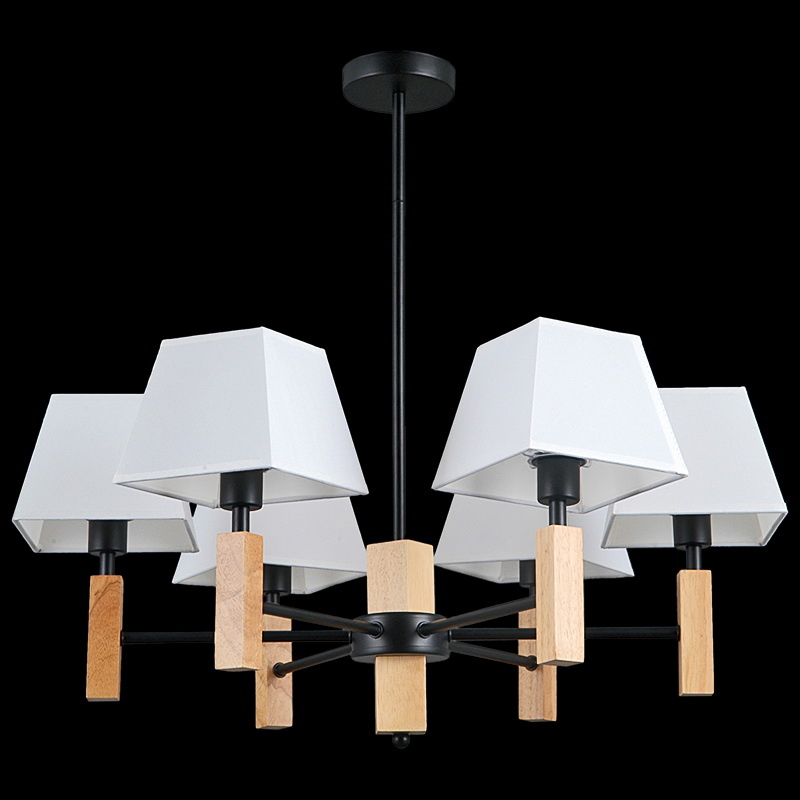 Люстра на штанге Illumico IL0026-6PSQ-19 BK WD