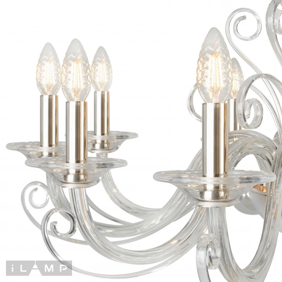 Подвесная люстра iLamp King P9372-10 GD