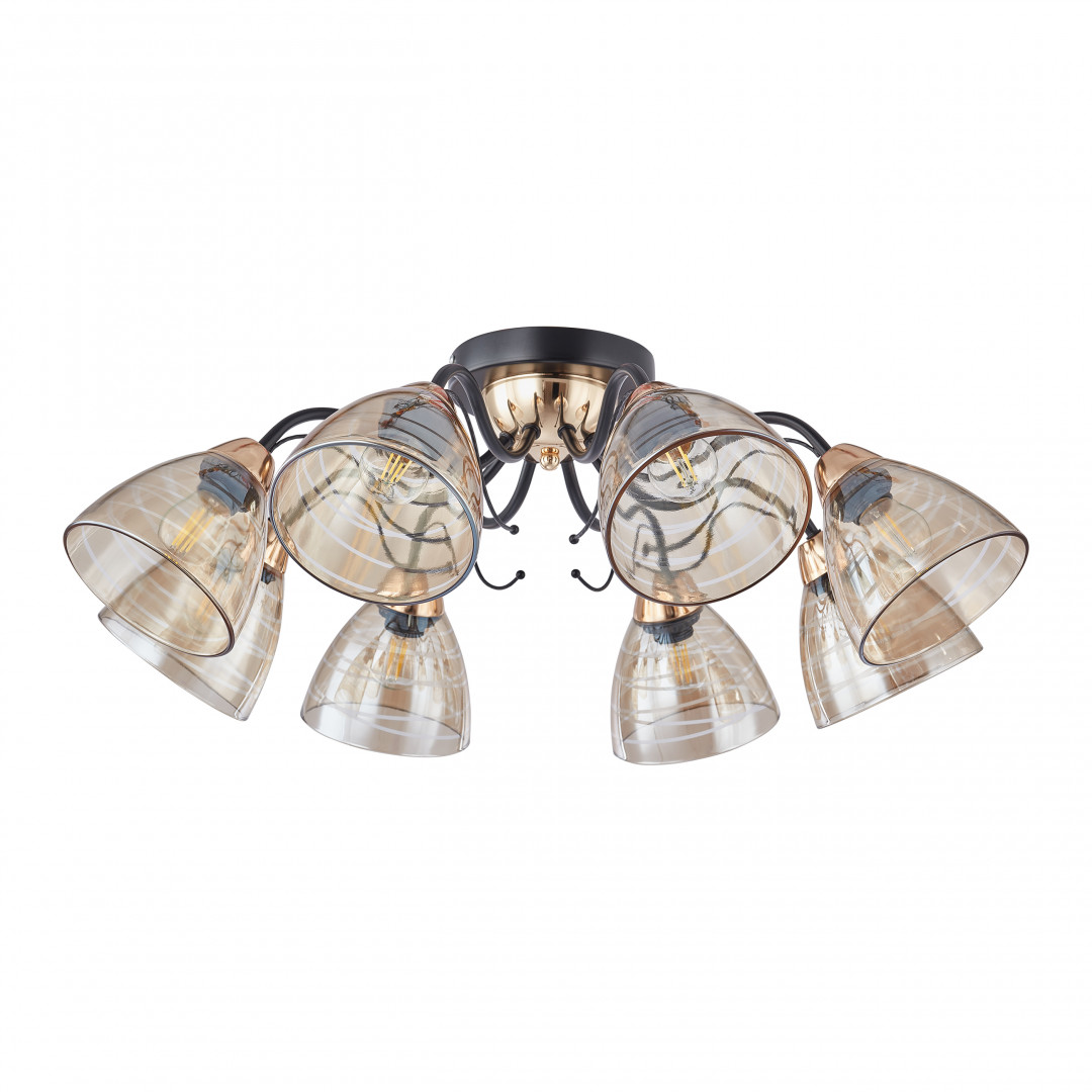 Подвесная люстра Arte Milano Napoli 331234/8 BK+FGD