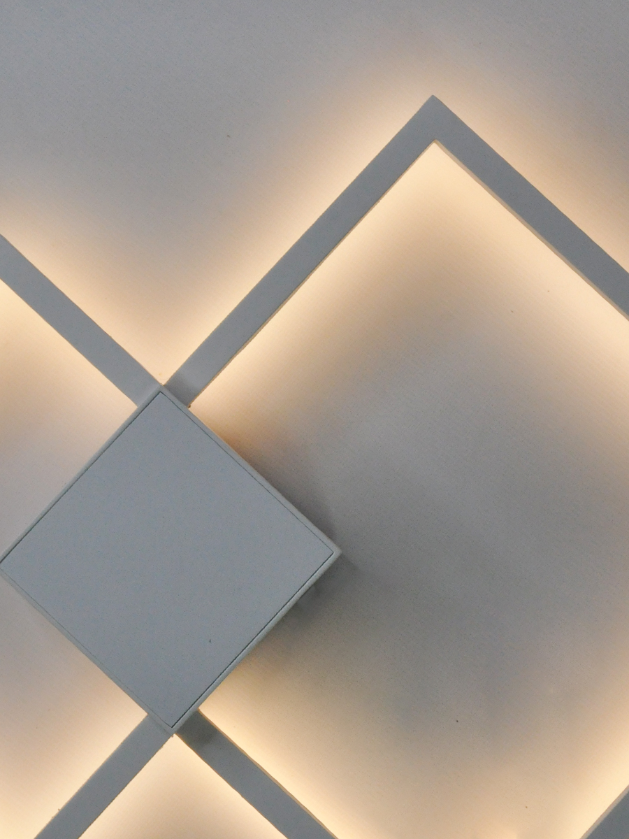 Настенный светильник Elvan GW-46220/2SQ-20W-WW-Wh