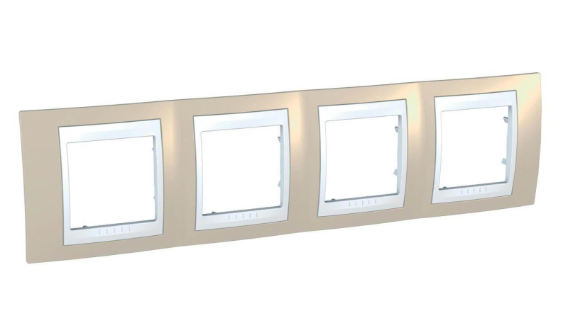 Рамка 4-постовая Schneider Electric Unica Хамелеон MGU6.008.867