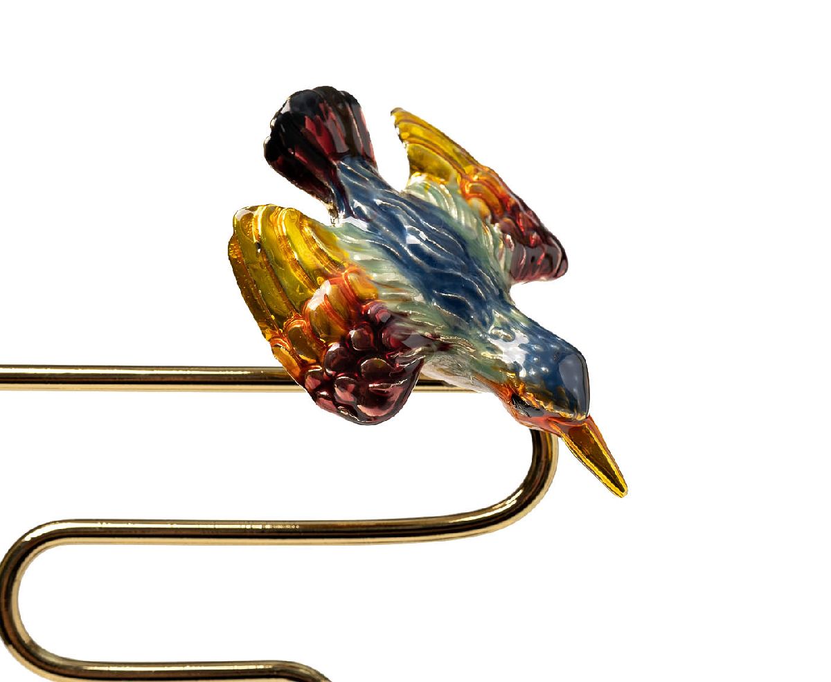 Статуэтка с цветком и птичкой Garda Decor 55RD6140-V