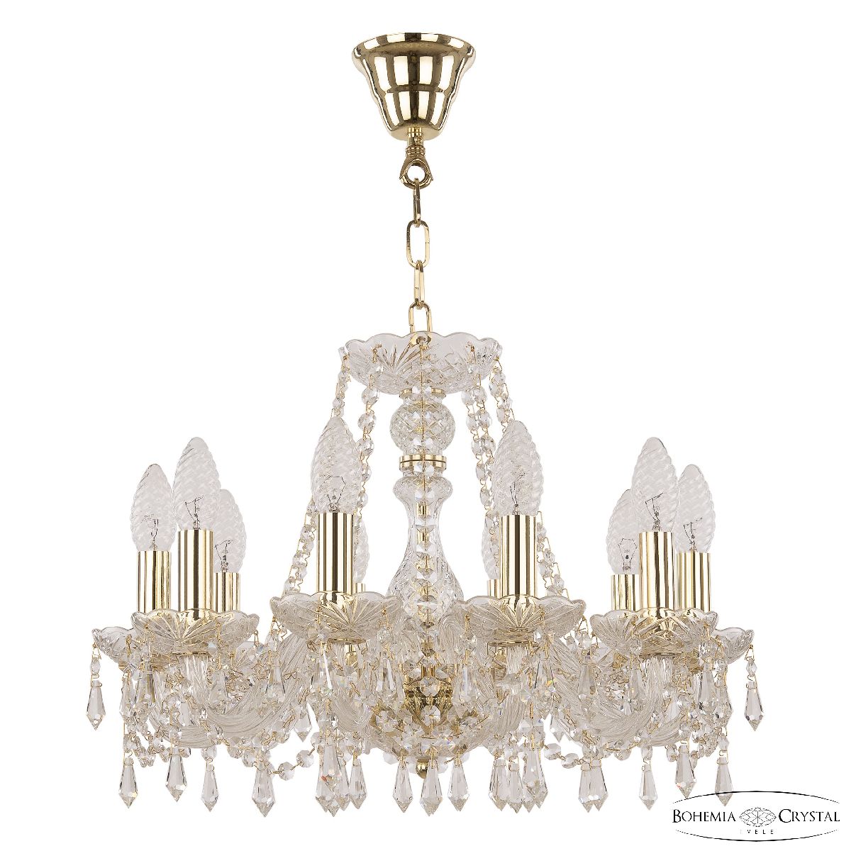 Подвесная люстра Bohemia Ivele Crystal 104/10/165 G
