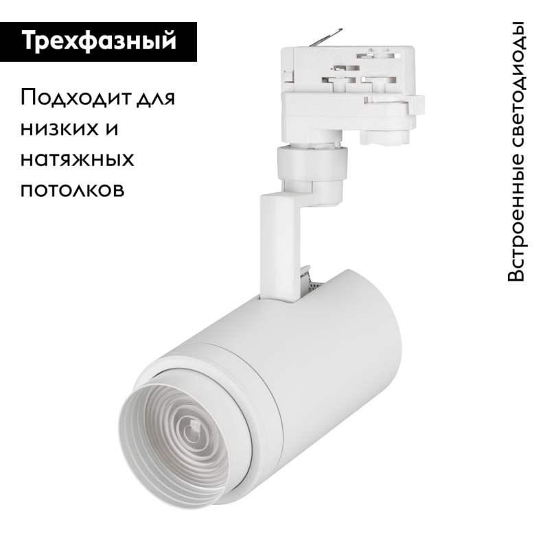 Трековый светильник Arlight LGD-Zeus-4TR-R88-20W Cool SP7500-Fish 029944