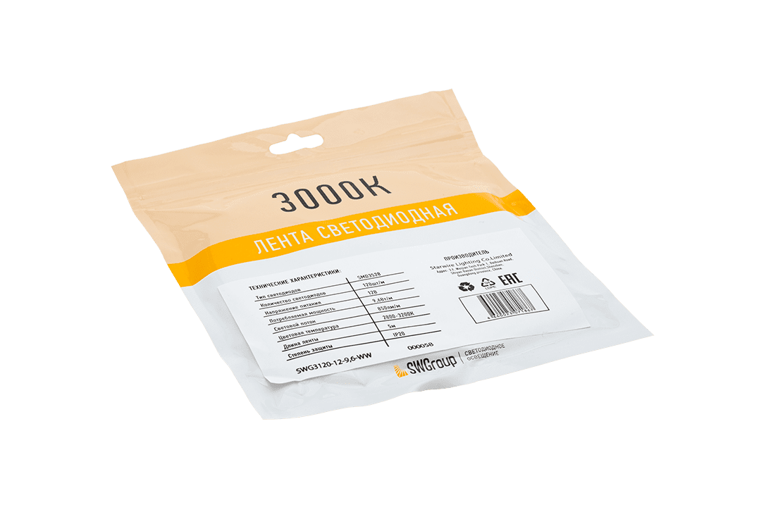 Светодиодная лента SWG SWG3120-12-9.6-WW 000058
