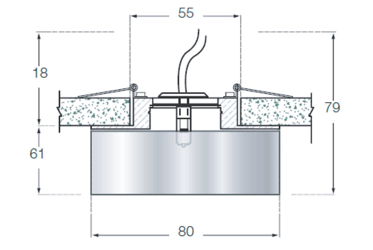 Встраиваемый светильник Donolux Downlight DL037C-Black