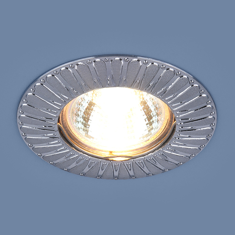 Встраиваемый светильник Elektrostandard 7203 MR16 SCH сатин хром 4690389044205