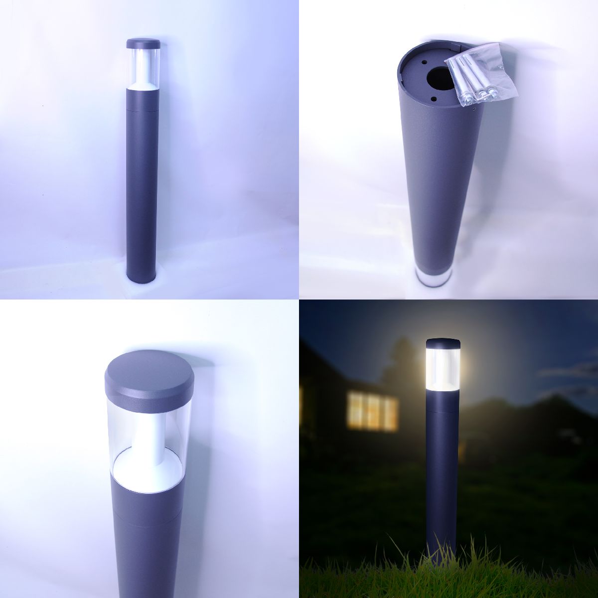 Ландшафтный светильник Elvan PJ-1510/1-11,5W-WW-Gr