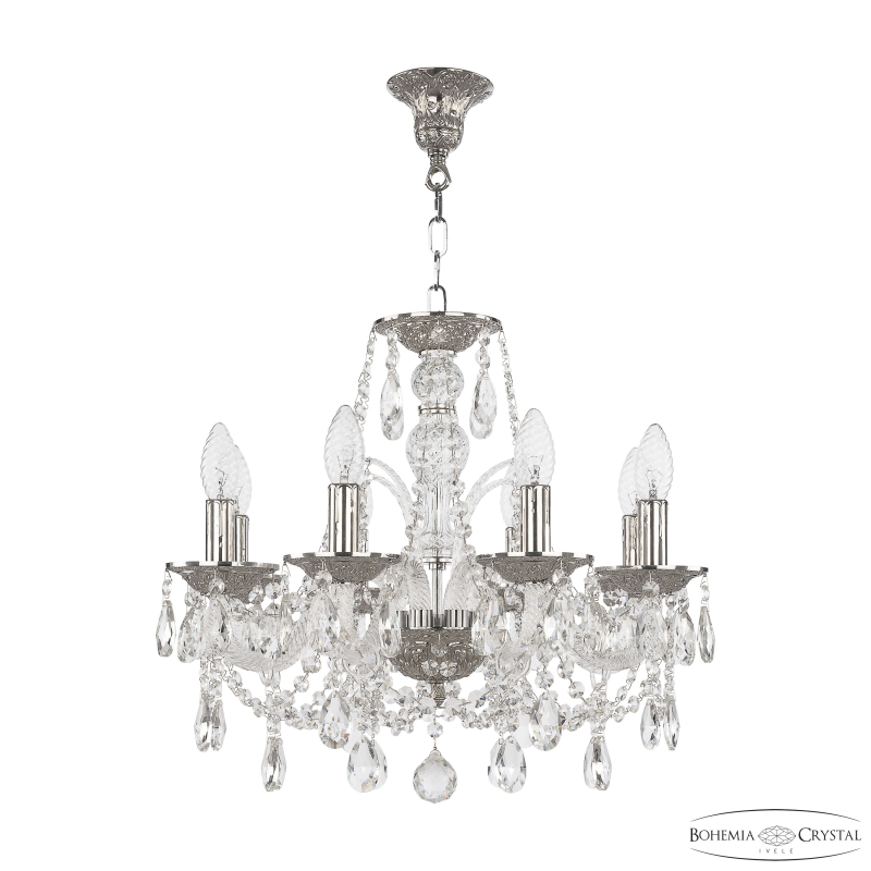 Подвесная люстра Bohemia Ivele Crystal 1605/8/165 Ni