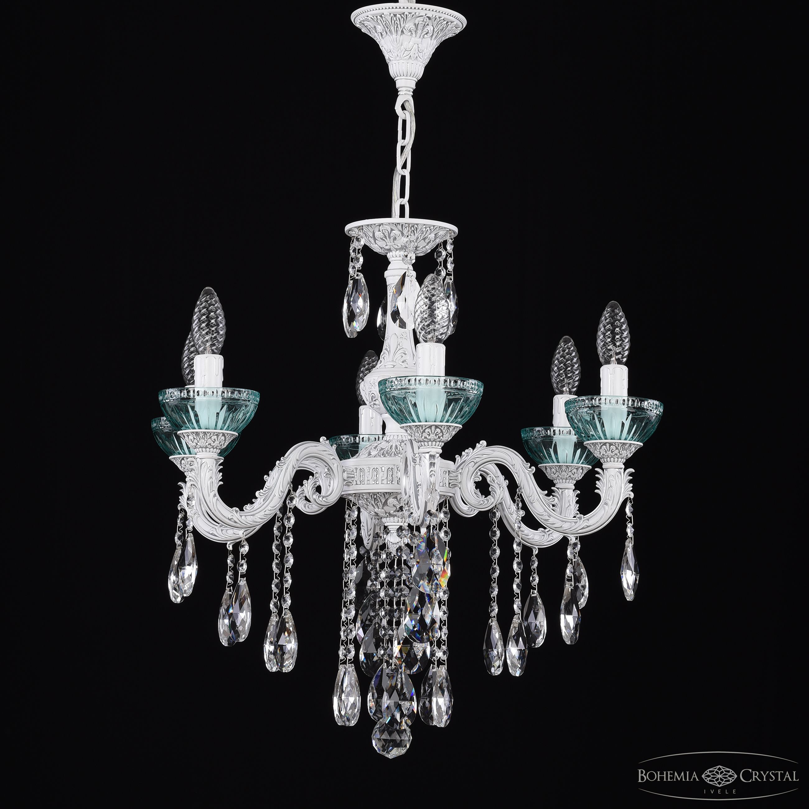 Подвесная люстра Bohemia Ivele Crystal AL79101/6/175 B WMN P Birusa/M-1G