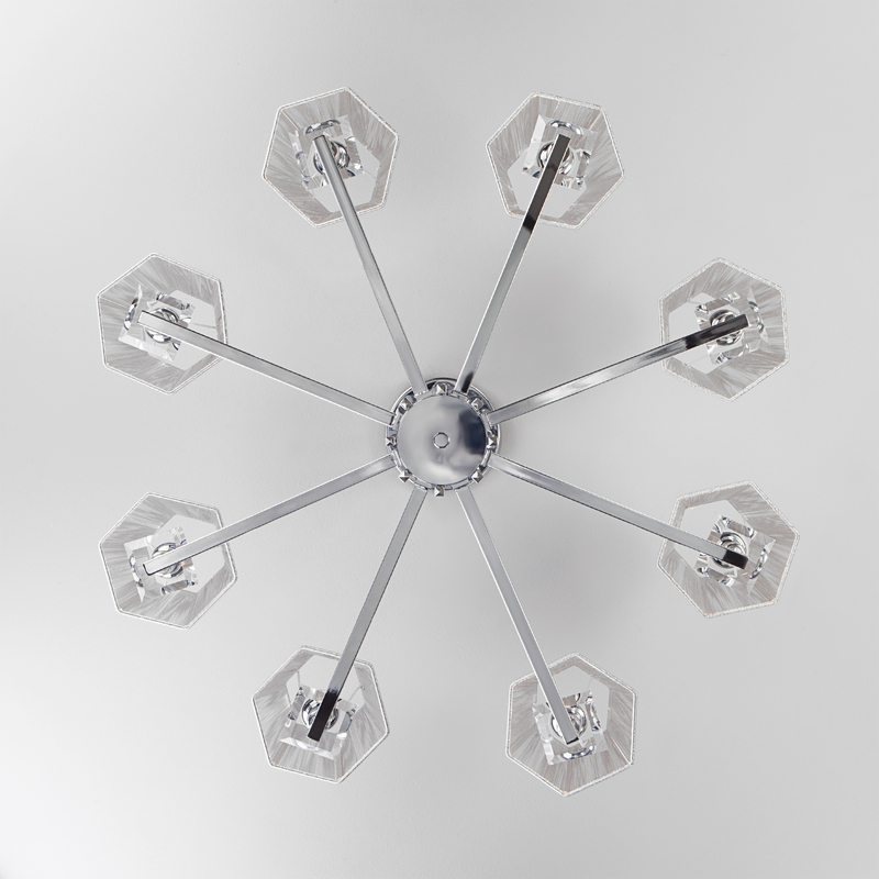 Потолочная люстра Eurosvet Alegria 60114/8 хром