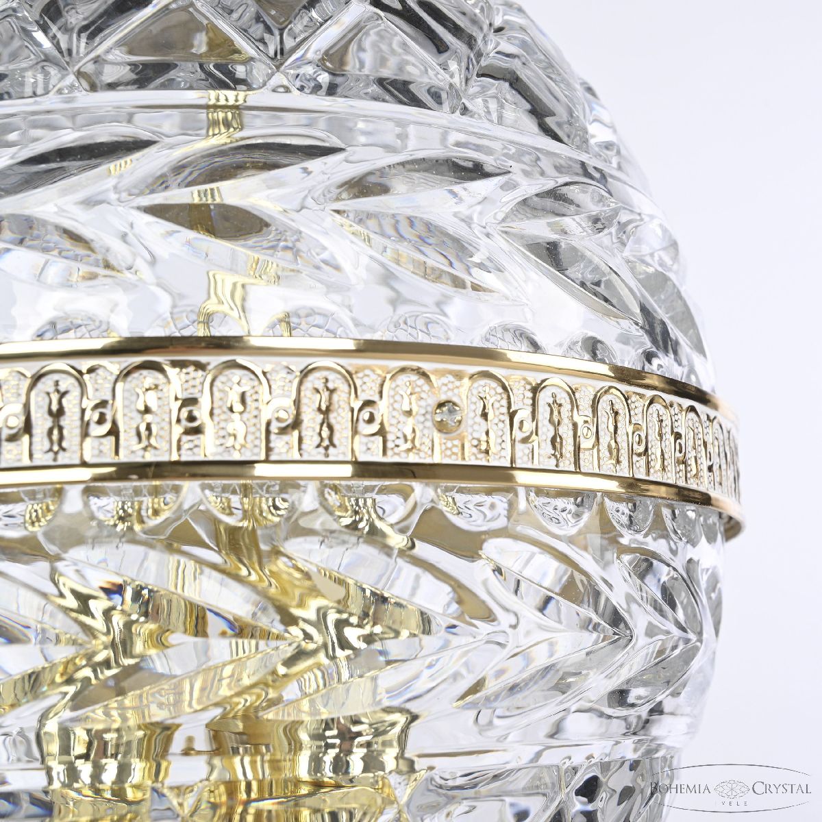 Настольная лампа Bohemia Ivele Crystal 5680L/20 GW Clear/M-1F