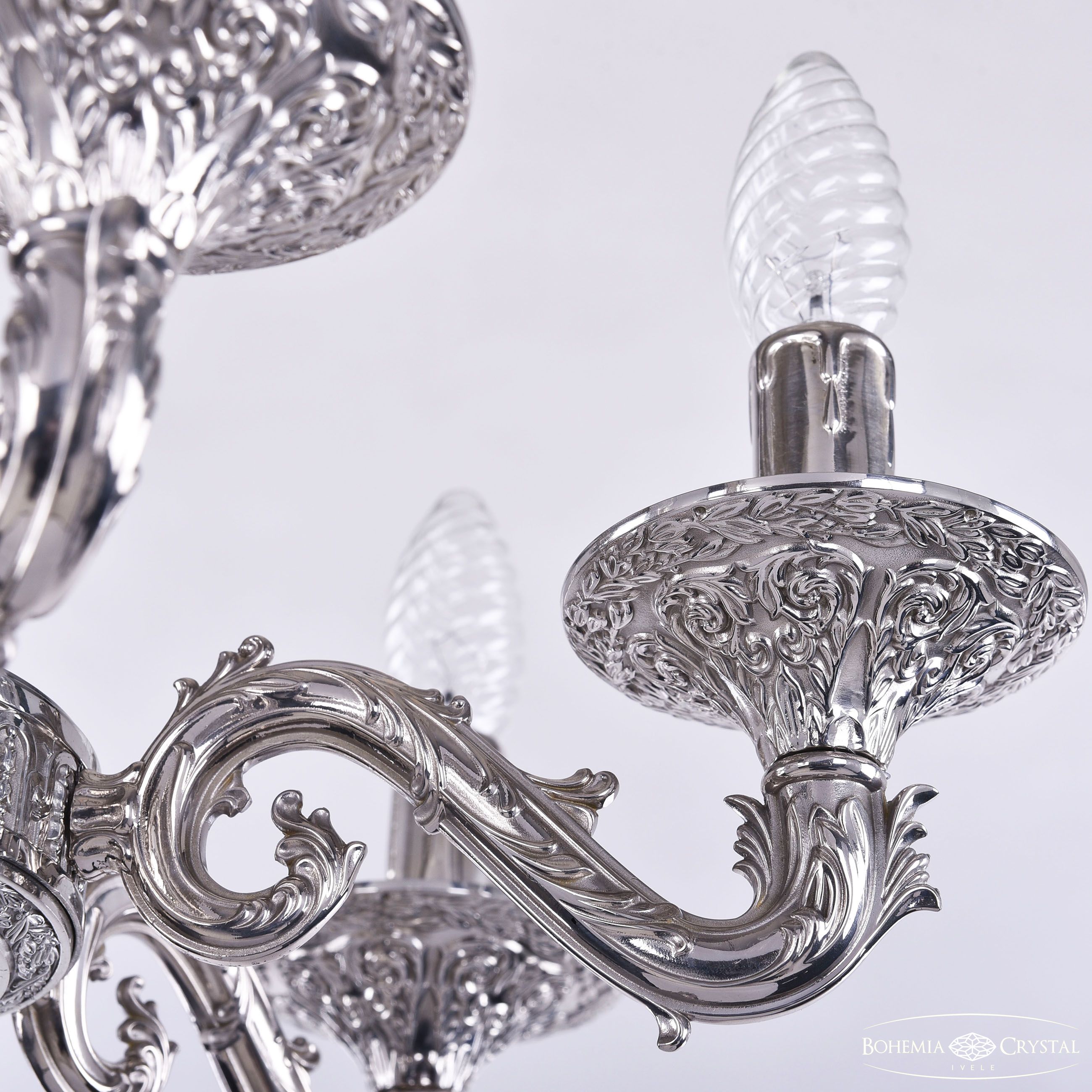 Подвесная люстра Bohemia Ivele Crystal Florence 71102/6/125 Ni