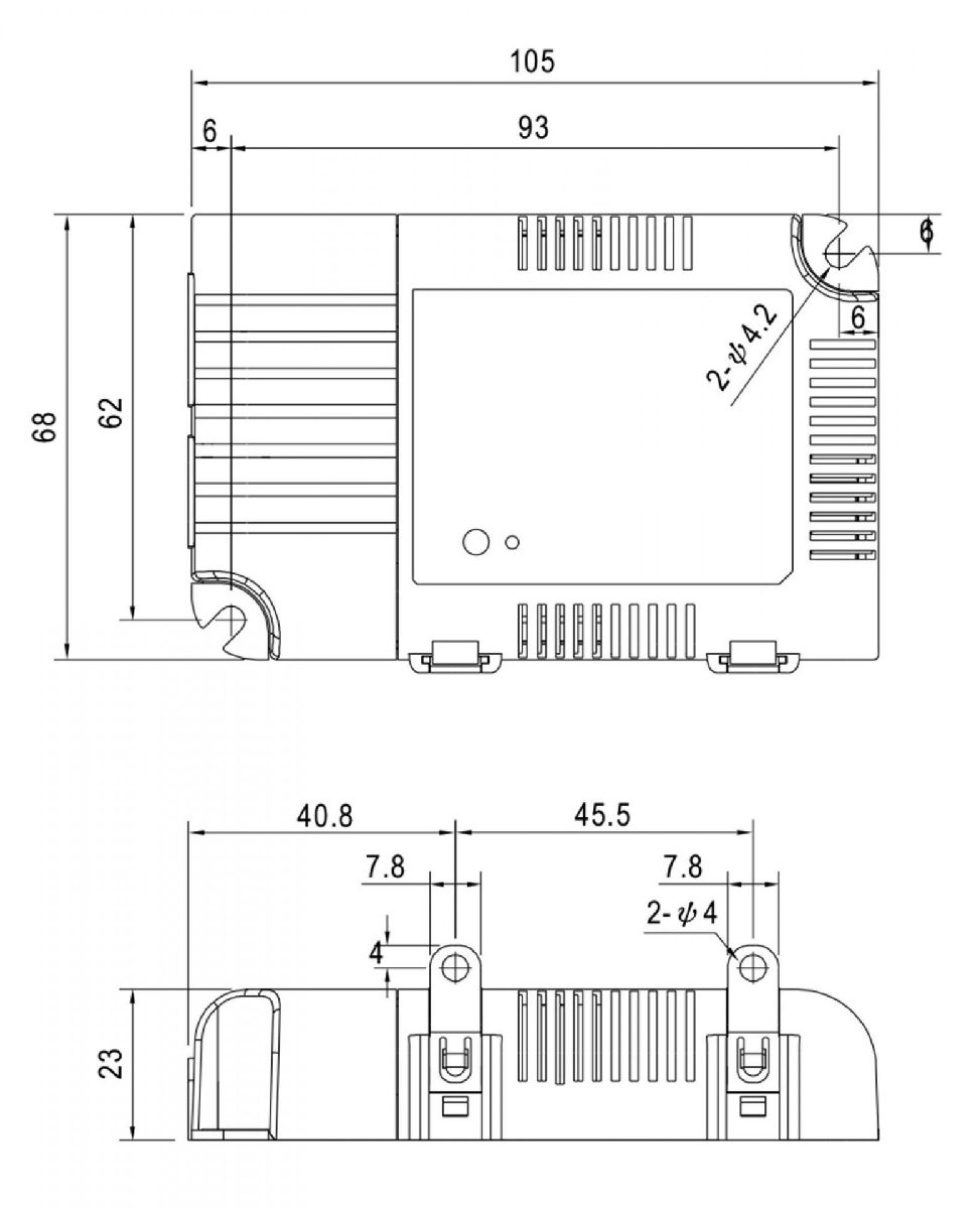 Блок питания Deko-Light Power supply 25,2Вт 180-277В IP20 862174