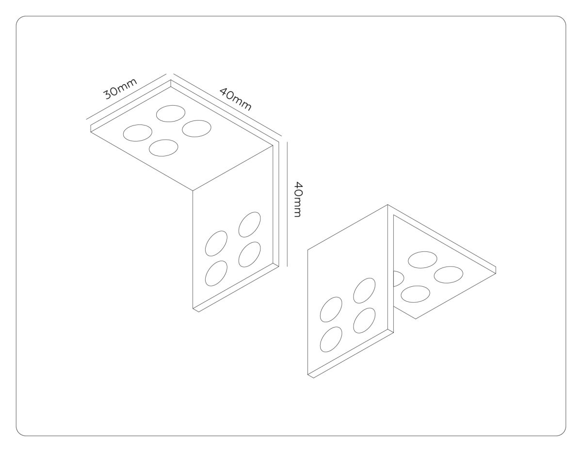 Уголок для закладных профилей Magnetic standard 48V 10mm 2шт Ambrella Light Track System GL2020