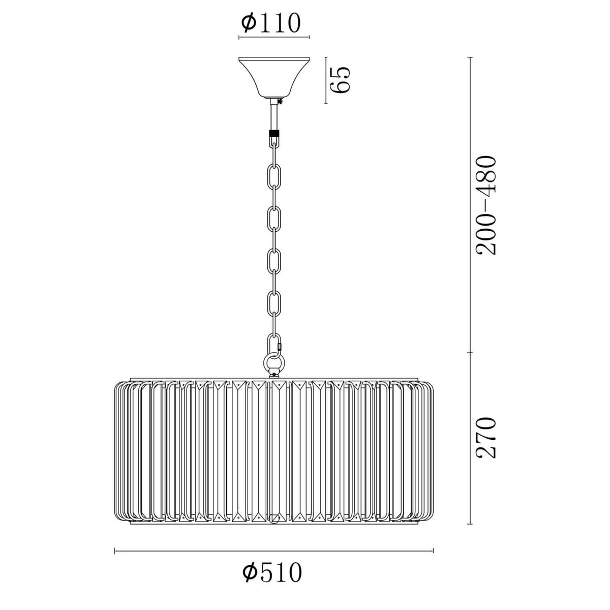 Подвесная люстра Freya Esme FR1005PL-05SC УЦ