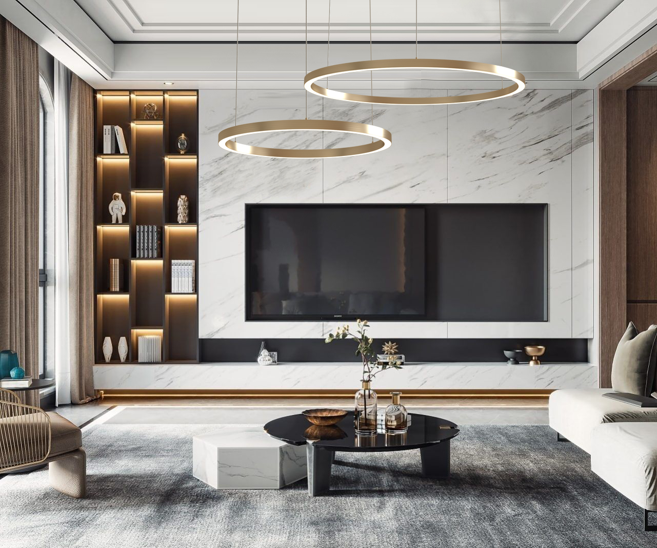 Подвесная люстра Milosh tendence 0685CL-100GD