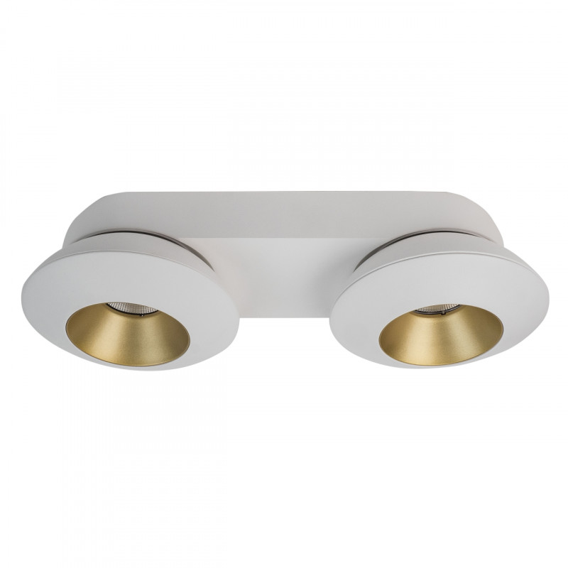 Накладной светильник LeDron KRIS SLIM 2 White/Gold 00000015157