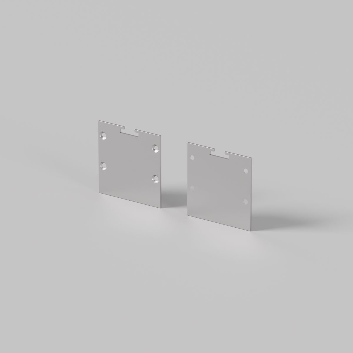 Комплект заглушек для профиля 35×35 2шт Maytoni Led Strip ALM-35-S-EC 642037