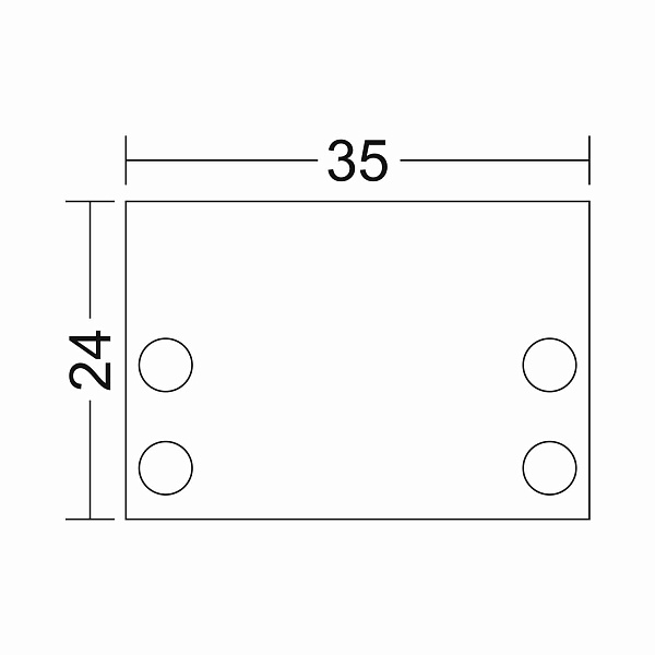 Заглушка для профиля под шпаклевку Ledron АВД-5779 00000014310