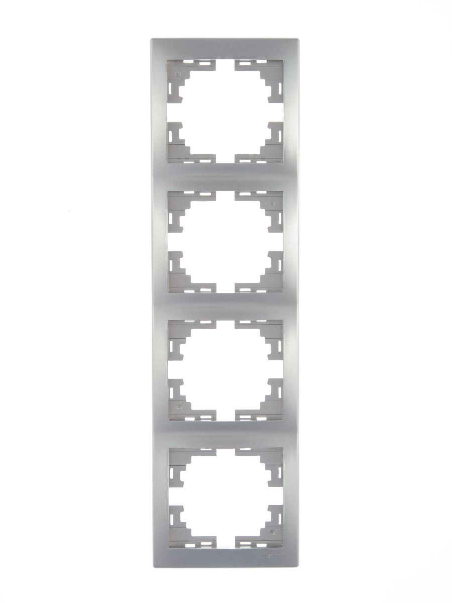 Рамка 4-местная вертикальная Lezard Mira 701-1000-154