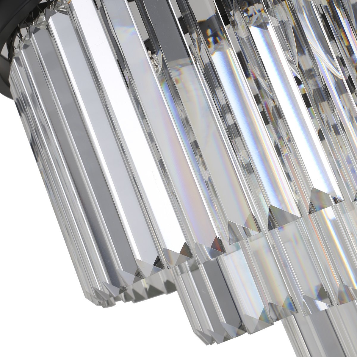 Подвесная люстра Delight Collection 1920s Odeon KR0387P-6 black/clear