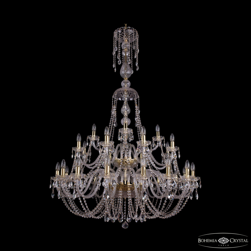 Подвесная люстра Bohemia Ivele Crystal 1406/16+8+4/400/XL-160/2d G