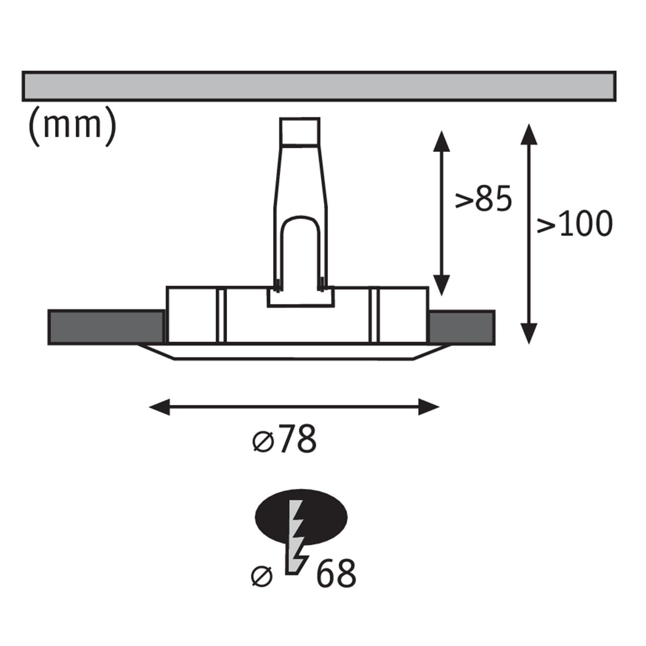 Встраиваемый светодиодный светильник Paulmann Nova 93627