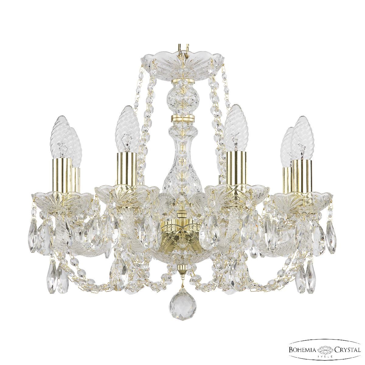 Подвесная люстра Bohemia Ivele Crystal 101/8/141 G