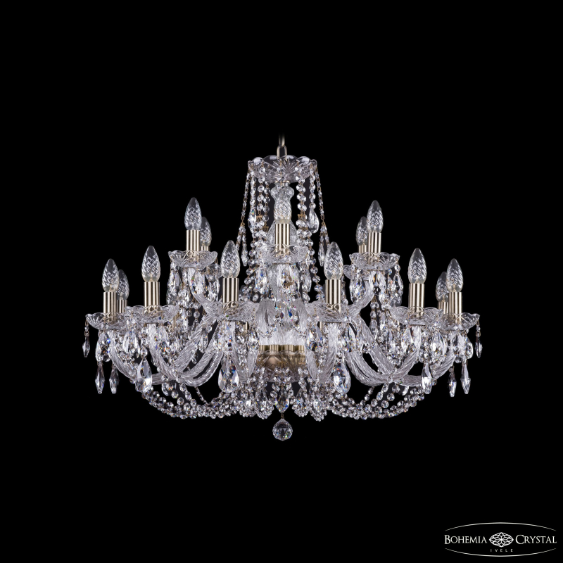 Подвесная люстра Bohemia Ivele Crystal 1406/12+6/300 Pa