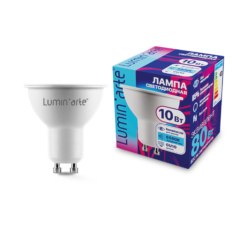 Светодиодная лампа Lumin'arte LSTD-PAR16-10W6KGU10