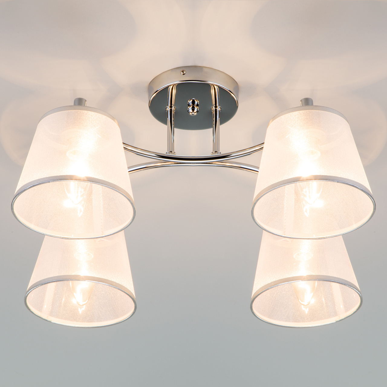 Потолочная люстра Eurosvet Cornetto 60094/4 хром