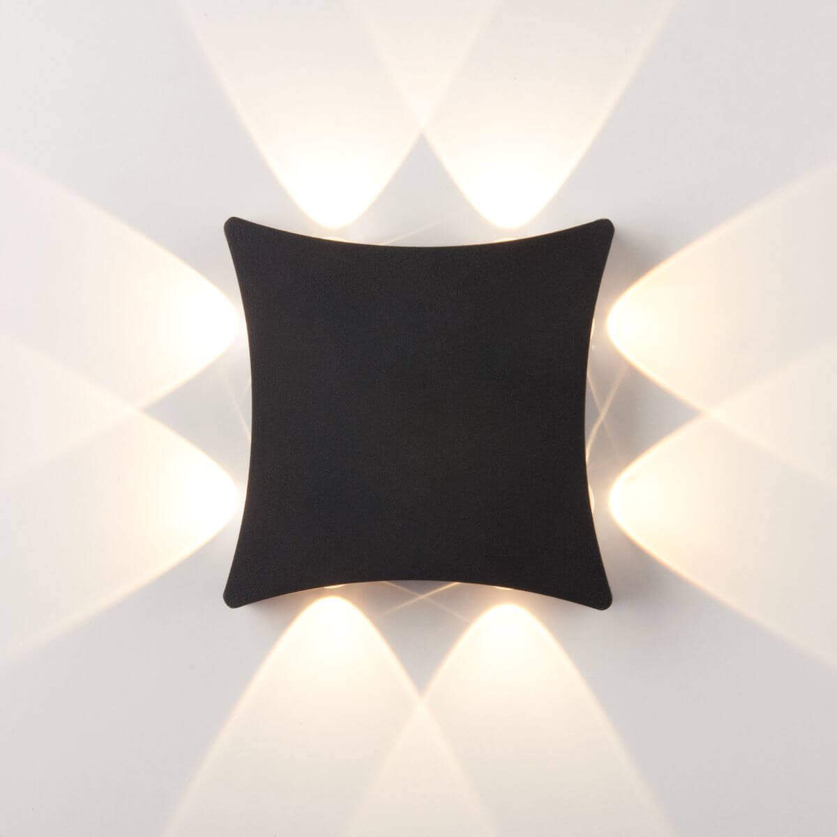 Уличный настенный светодиодный светильник Elektrostandard 1631 Techno LED чёрный 4690389157769