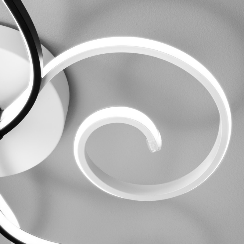 Потолочная люстра Eurosvet 90149/3 белый/черный