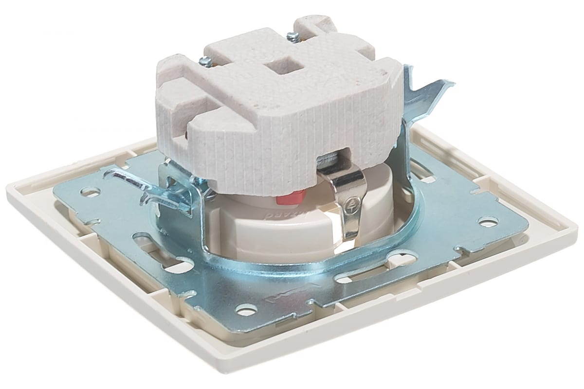 Розетка с защитой от детей Lezard Mira 701-0303-124B