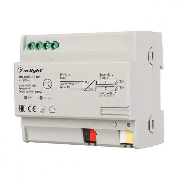 Блок питания Arlight ARJ-KN301CC-DIN (100-240V, 640mA) 023046