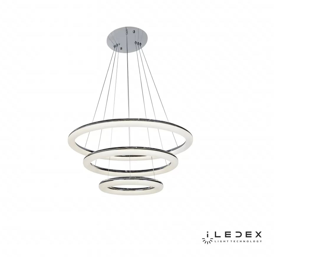 Подвесная люстра iLedex Orbit D0302-3 (400x600x800) CHR