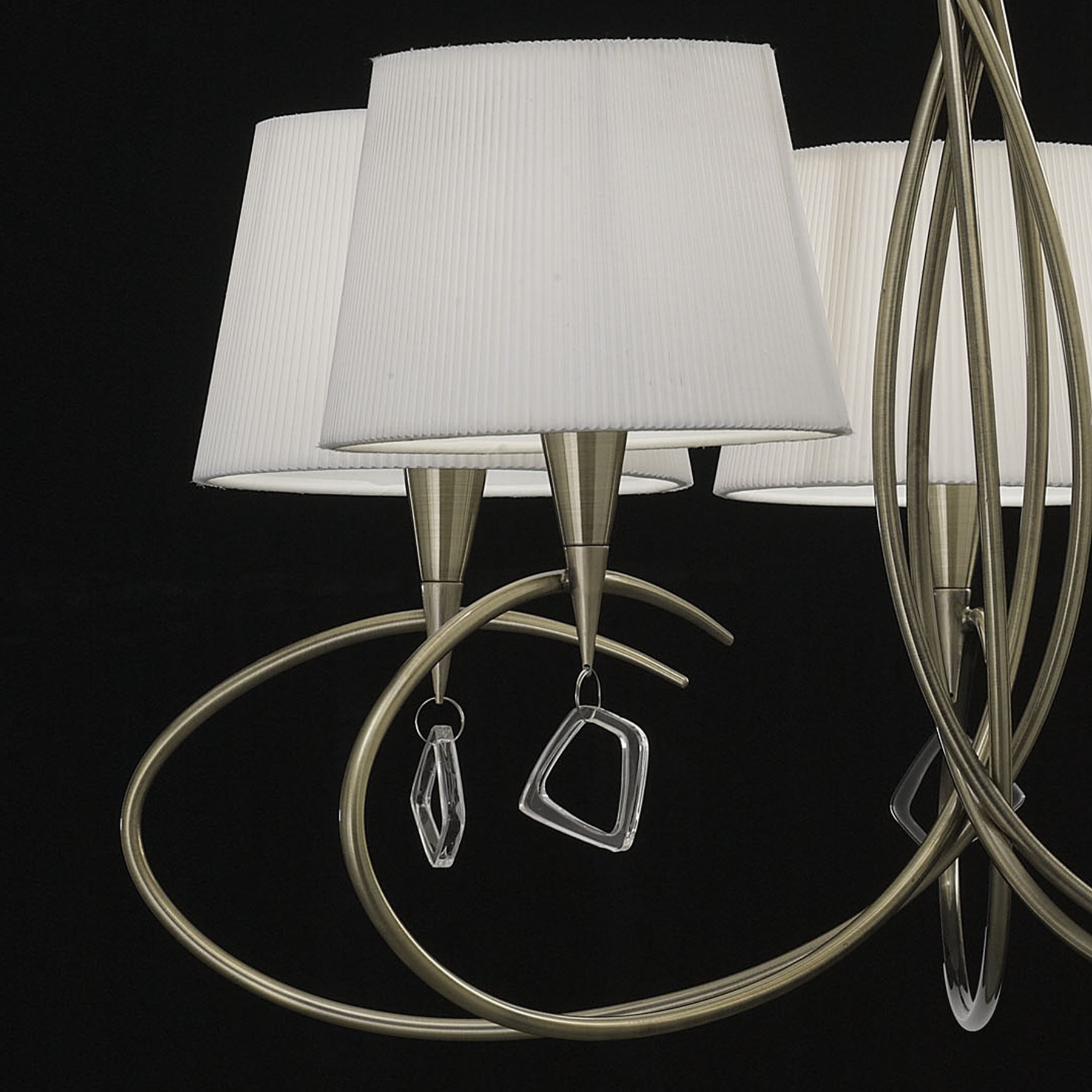 Подвесная люстра Mantra Mara Antique Brass 1621