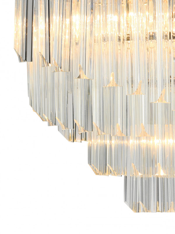 Подвесная люстра Natali Kovaltseva MAJESTIC 81433/8C CHROME