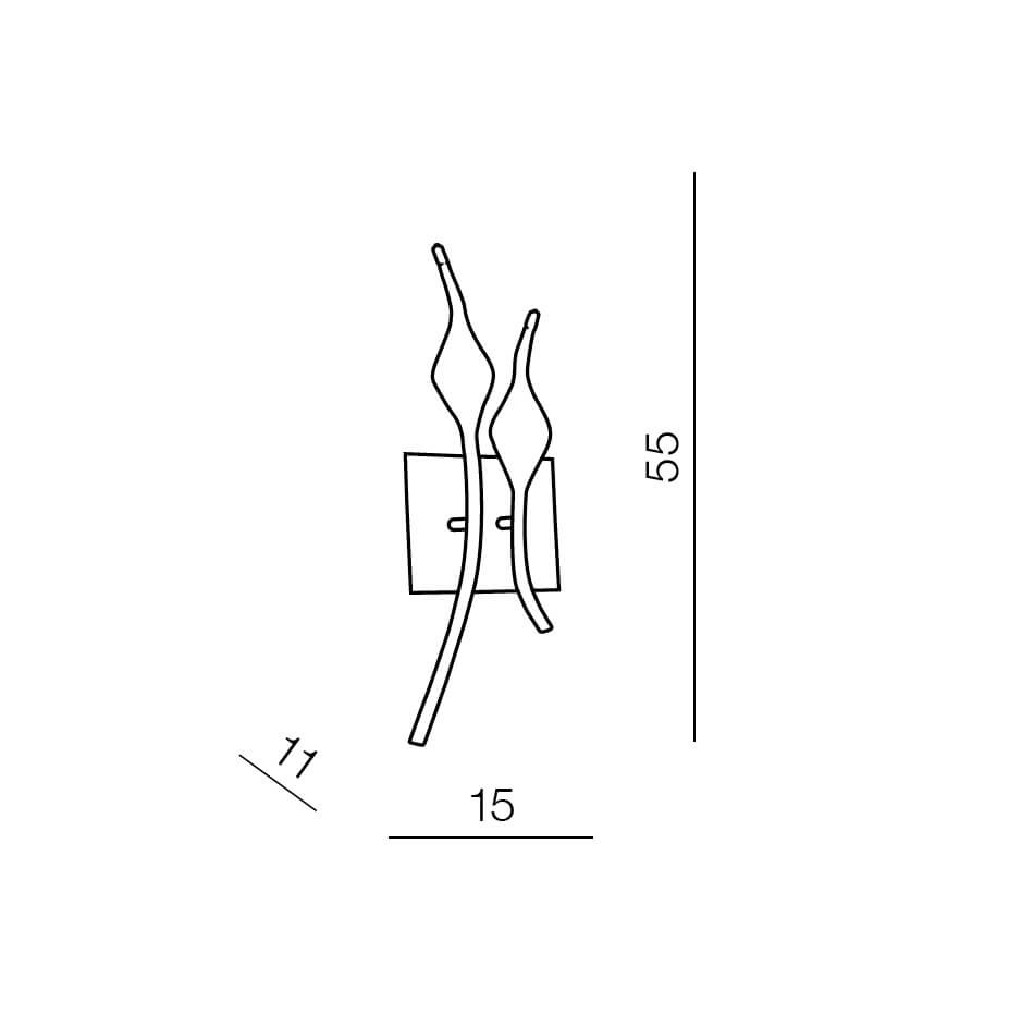 Настенный светильник Azzardo Snake AZ2569