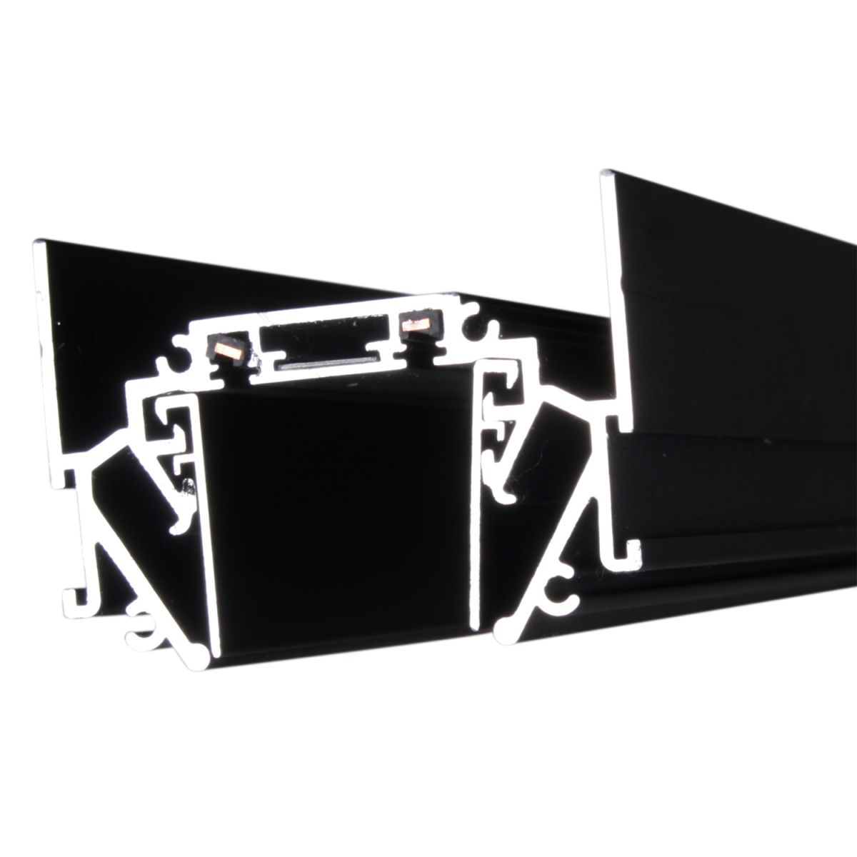 Магнитный шинопровод для натяжных потолков (гарпун) Reluce RL 06300 track rail 3000mm BK