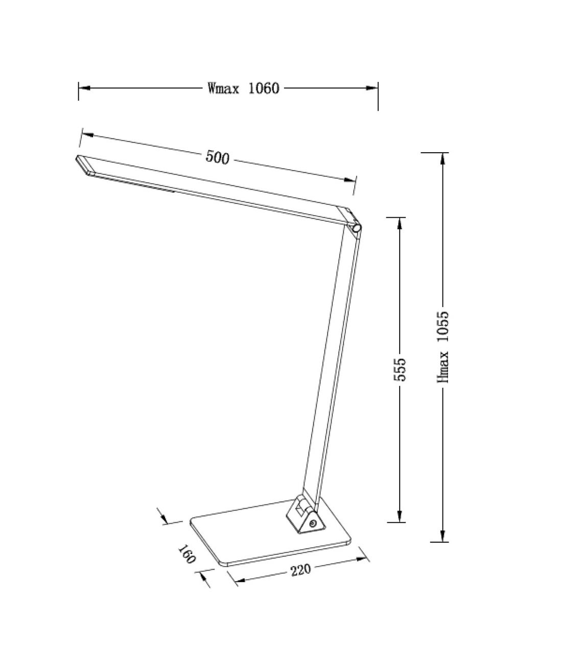 Настольная лампа Lucide Flatt 35600/10/36