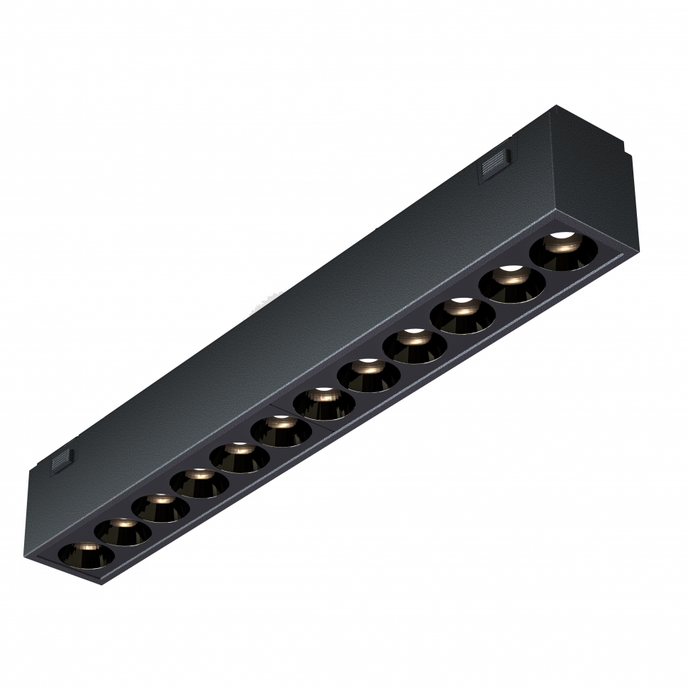 Трековый магнитный светильник iLedex Vision48-25 4825-039-L197-12W-36DG-3000K-BK