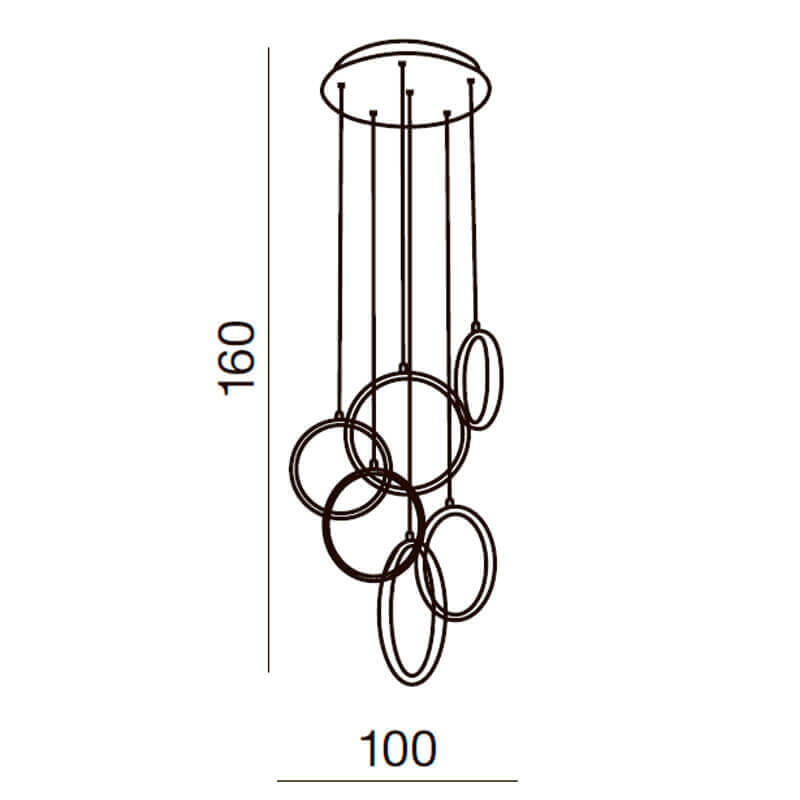 Подвесная люстра Azzardo Olimp AZ2450