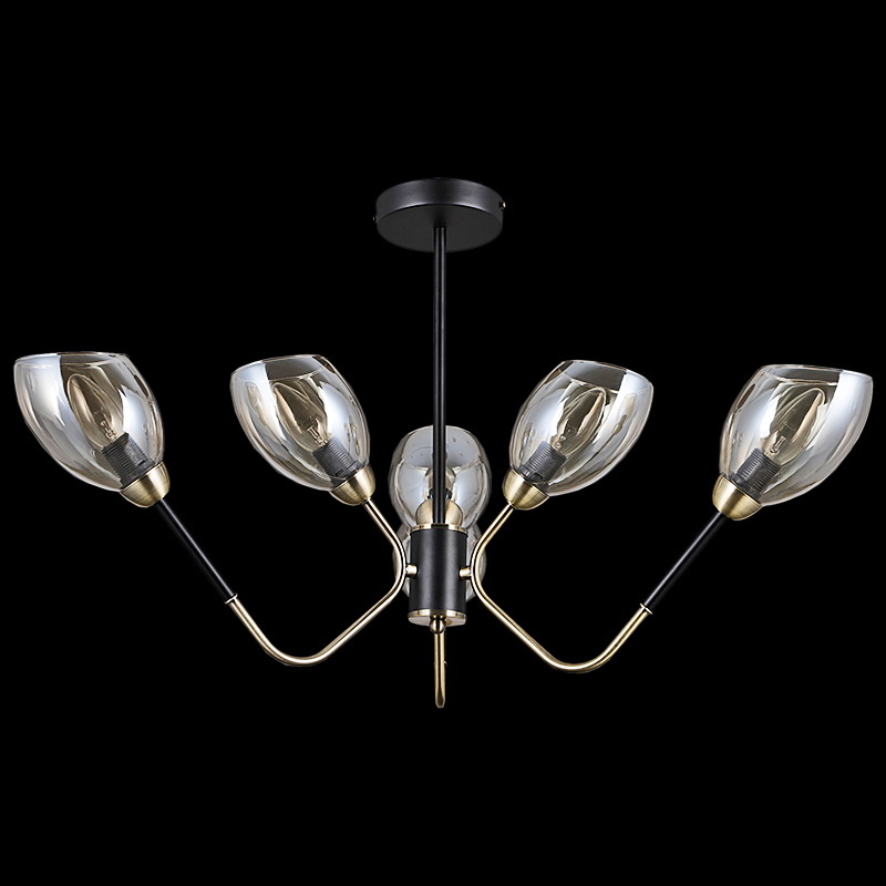 Люстра на штанге Illumico IL9960-6CSQ-79 BK AB