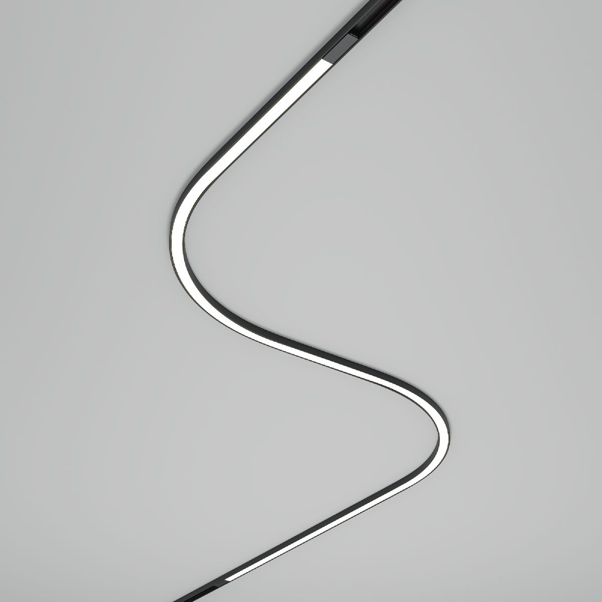 Трековый магнитный светильник Maytoni Flex TR180-1-24WTW-B