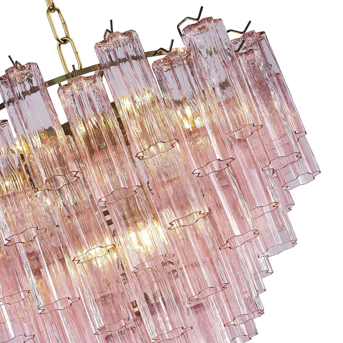 Подвесная люстра Delight Collection OWD2093-D75 gold/pink