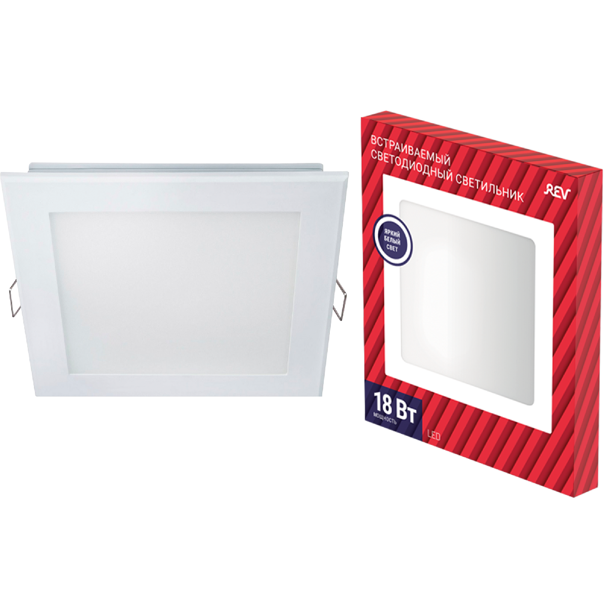 Встраиваемый светильник REV Superslim Quadro 28982 1